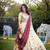 Thread Embroidered Floral Lehenga Choli With Gaji Silk Dupatta Set