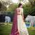 Thread Embroidered Floral Lehenga Choli With Gaji Silk Dupatta Set