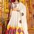 White Vibrant Navratri Lehenga Choli Set