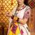 White Vibrant Navratri Lehenga Choli Set
