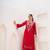 Mirror Work New Designer Suit Set With Dupatta Party Wear heavy Red Suit Set 