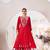 Mirror Work New Designer Suit Set With Dupatta Party Wear heavy Red Suit Set 