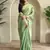 Pista Green Shining Tissue silk blend Saree