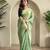 Pista Green Shining Tissue silk blend Saree