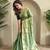 Pista Green Shining Tissue silk blend Saree