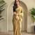 Golden Shining Tissue silk blend Saree