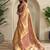 Pinkish Brown Shining Tissue silk blend Saree