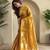 Yellow Shining Tissue silk blend Saree