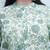 Women's pure cotton straight olive green embellished kurta