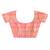 orange Jamdani silk blend Organza Saree With Blouse Piece