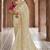 chiku embroidered georgette saree with blouse