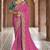 pink embroidered georgette saree with blouse