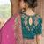 pink embroidered georgette saree with blouse