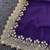 navy blue georgette sequin saree with blouse
