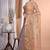 mehendi Jamdani silk blend Organza Saree With Blouse Piece
