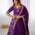 Purple Silk Zari And Dori Sequins Work Lehenga Choli