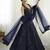 Blue Net Sequins And Dori Work semi stitch Lehenga Choli