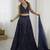 Blue Net Sequins And Dori Work semi stitch Lehenga Choli