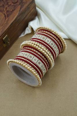 Pearl & diamond bangle set 2