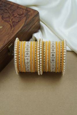 Pearl & diamond bangle set 1