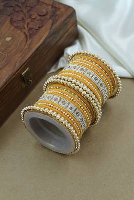 Pearl & diamond bangle set 2