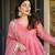 Floral Pink Sharara Suit Set With Dupatta Ethnic Wear Suit Set Festival Wear Dress