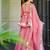 Floral Pink Sharara Suit Set With Dupatta Ethnic Wear Suit Set Festival Wear Dress