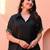 Black Color Kurta With Bottom Gota Work Kurta Set Party Wear Dress