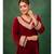Red Color Velvet Heavy Suit Set Gotta Work Suit Set With Dupatta Wedding Wear Dress