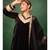 Black Velvet Gotta Work Kurta and Pant with Dupatta Wedding Wear Suit Set Designer Suit Set