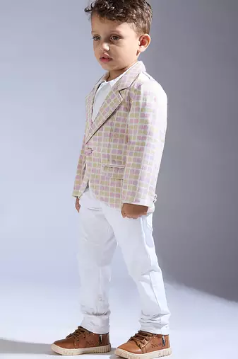 Multicolor printed satin jacket