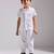 White embroidered cotton shirt