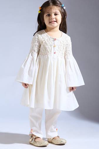 White plain silk co ord set
