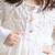 White plain silk co ord set