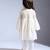 White plain silk co ord set