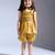 Yellow plain silk co ord set