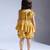 Yellow plain silk co ord set