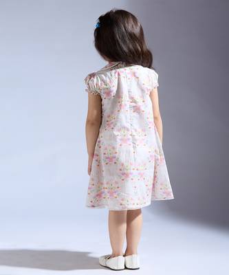 White printed cotton dress 3