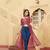 Maroon faux georgette badhni print with kutchi patche work navratri kurti
