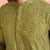Men's green embellished kurta