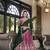 pink Kanchipuram Printed lehenga choli with Intricate Zari Weaving