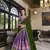 purple Kanchipuram Printed lehenga choli with Intricate Zari Weaving