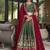 green Kanchipuram Printed lehenga choli with Intricate Zari Weaving