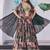BLACK CHINNON SILK DIGITAL PRINT & ZARI DORI EMBROIDERED PARTY BRIDAL INDIAN WEDDING FESTIVE SEMI STITCHED LEHENGA CHOLI