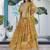 YELLOW CHINNON SILK DIGITAL PRINT & ZARI DORI EMBROIDERED PARTY WEAR INDIAN WEDDING FESTIVE SEMI STITCHED LEHENGA CHOLI