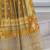YELLOW CHINNON SILK DIGITAL PRINT & ZARI DORI EMBROIDERED PARTY WEAR INDIAN WEDDING FESTIVE SEMI STITCHED LEHENGA CHOLI