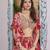 RED CHINNON SILK DIGITAL PRINT & ZARI DORI EMBROIDERED PARTY BRIDAL INDIAN WEDDING FESTIVE SEMI STITCHED LEHENGA CHOLI