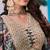 BLACK CHINNON SILK DIGITAL PRINT & ZARI DORI EMBROIDERED PARTY BRIDAL INDIAN WEDDING FESTIVE SEMI STITCHED LEHENGA CHOLI