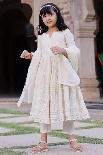 Molly Embroidered Cotton Suit Set
