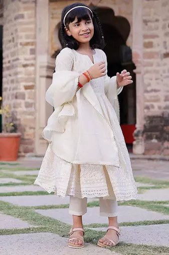 Molly Embroidered Cotton Suit Set